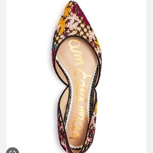 Sam Edelman
Women's Rodney Floral-embroidered D'orsay Flats